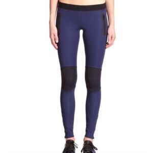 Ultracor $180 Navy/black Two Tone Luxe Moto Workout Leggings, Size 2